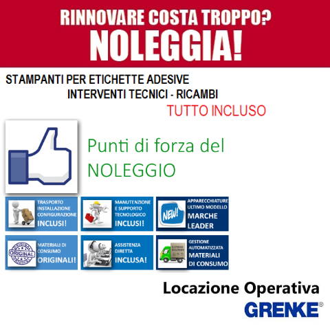 Noleggio Stampanti Etichette